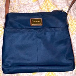 Calvin Klein cross body bag navy